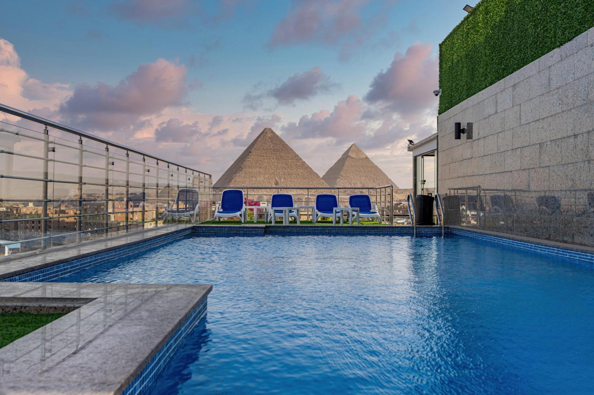 Gold'S Pyramids Hotel Al Kawm al Akhdar Eksteriør bilde