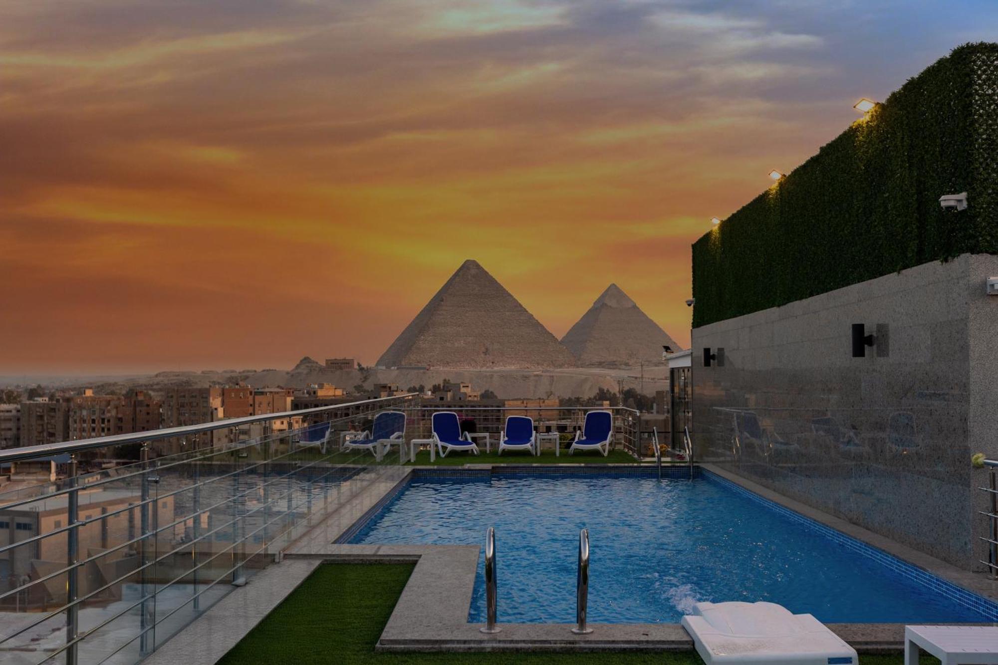 Gold'S Pyramids Hotel Al Kawm al Akhdar Eksteriør bilde